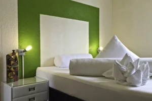 Hotel Riviera Ludwigsburg Einzelzimmer grün